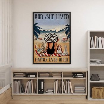 And She Lived Happily Ever After Canvas