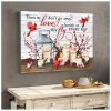 Cardinal Bird Wall Art Canvas