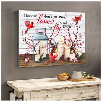 Cardinal Bird Wall Art Canvas