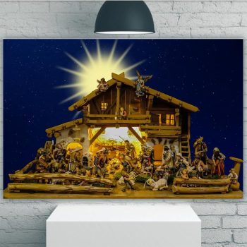 Christian Night Canvas