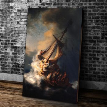Jesus In Storm Canvas