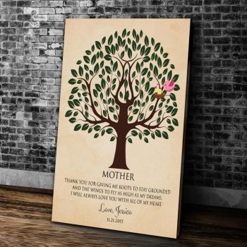 Personalized Mom Canvas