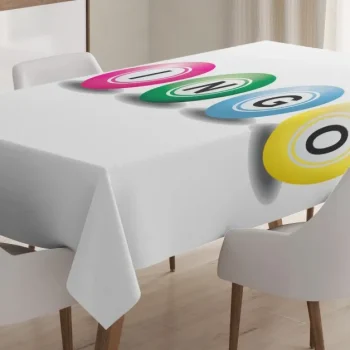 3D Style Colorful Balls 3D Printed Tablecloth Table Decor Home Decor