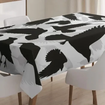 Birds And Feathers 3D Printed Tablecloth Table Decor Home Decor