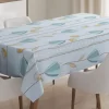 Corsage Of Flowers Stripes 3D Printed Tablecloth Table Decor Home Decor