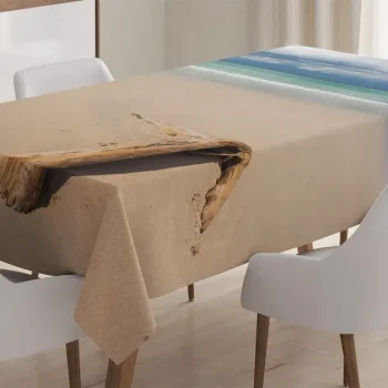 Driftwood On The Beach 3D Printed Tablecloth Table Decor Home Decor