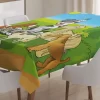 Funny Purebreds At Forest 3D Printed Tablecloth Table Decor Home Decor