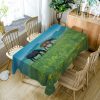 Horse Spring Grass Field Wild Animal Rectangle Tablecloth Table Decor Home Decor