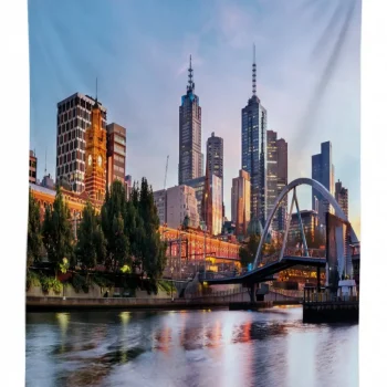 Morning Australia River 3D Printed Tablecloth Table Decor Home Decor