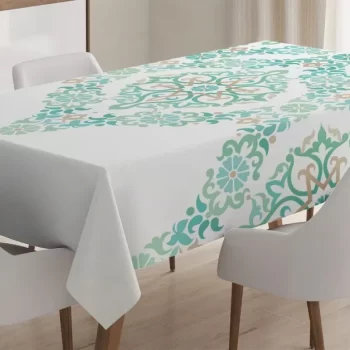 Vintage Floral Boho 3D Printed Tablecloth Table Decor Home Decor