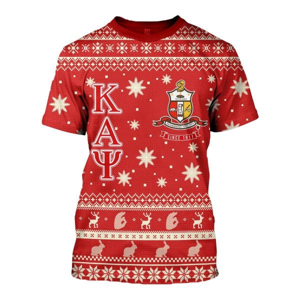 3D All Over Kappa Alpha Psi Ugly Sweatshirt 41020191