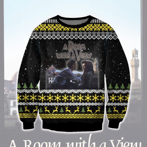 3D All Over Printed A Room With A View Christmas Sweatshirt