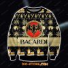 3D All Over Printed Bacardi Ugly Christmas Sweatshirt