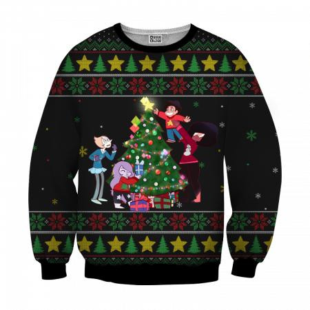 3D All Over Printed Shirt A Steven Universe Christmas Sweatshirt