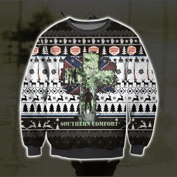 3D All Over Printed Southern Comfort Ugly Sweatshirt