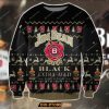 3D Print Jim Beam Black Extra Aged Bourbon Ugly Christmas Sweatshirt