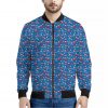 American Independence Day Pattern Print Bomber Jacket