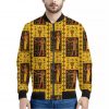 Ancient Egypt Pattern Print Bomber Jacket