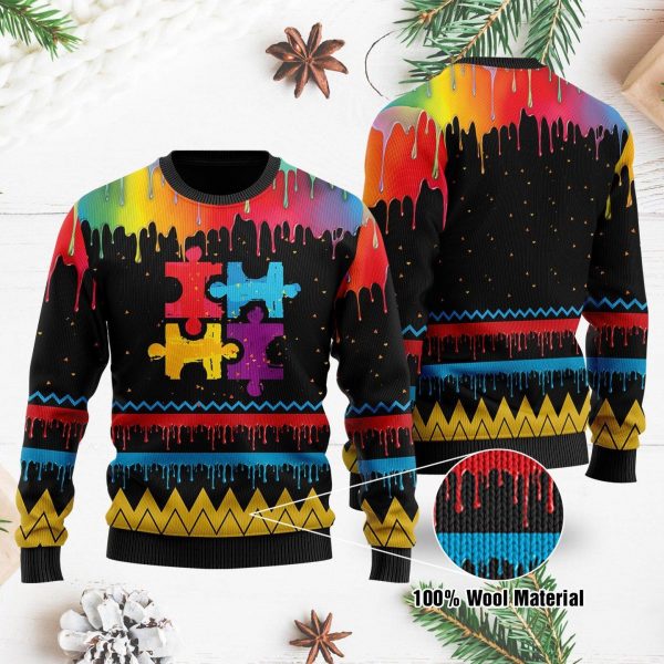 Autism Awareness 3D Printed Sweatshirt