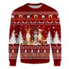 Basenji Ugly Christmas Sweatshirt Animal Dog Cat Sweater Unisex