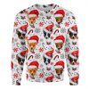 Basenji Xmas Decor Ugly Christmas Sweatshirt Animal Dog Cat Sweater Unisex