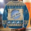 Blue Moon Knitting Pattern 3D Print Ugly Christmas Sweatshirt