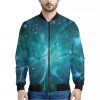 Blue Neurons In The Brain Print Bomber Jacket