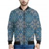 Boho Chic Mandala Floral Print Bomber Jacket