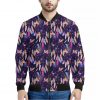 Boho Dream Catcher Pattern Print Bomber Jacket