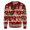 Bullmastiff Snow Christmas Ugly Christmas Sweatshirt Animal Dog Cat Sweater Unisex