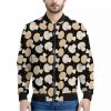 Champignon Mushroom Pattern Print Bomber Jacket