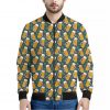 Clover And Beer St. Patrick's Day Print Bomber Jacket