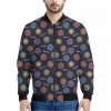 Colorful Maya Pattern Print Bomber Jacket