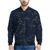 Constellation Sky Map Print Bomber Jacket