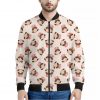 Cute Cartoon Nurse Pattern Print Bomber Jacket