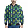 Cute Dino T-Rex Pattern Print Bomber Jacket