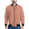 Cute Giraffe Pattern Print Bomber Jacket