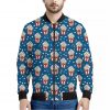 Cute Popcorn Box Pattern Print Bomber Jacket