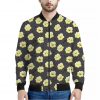 Cute Popcorn Pattern Print Bomber Jacket