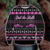 Drink The Halls Knitting Pattern 3D Print Ugly Sweatshirt