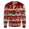 English Mastiff Snow Christmas Ugly Christmas Sweatshirt Animal Dog Cat Sweater Unisex
