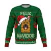 "Feliz Navidog - German Shepherd" Ugly Christmas Sweatshirt - Colins Store
