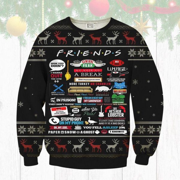 Friends Central Perk Ugly Christmas Sweatshirt