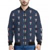 Gay Pride Tongue Pattern Print Bomber Jacket