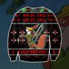 Golly What A Day- Robin Hood Knitting Pattern 3D Print Ugly Sweatshirt
