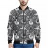 Gothic Wicca Curse Print Bomber Jacket