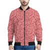 Human Brain Print Bomber Jacket