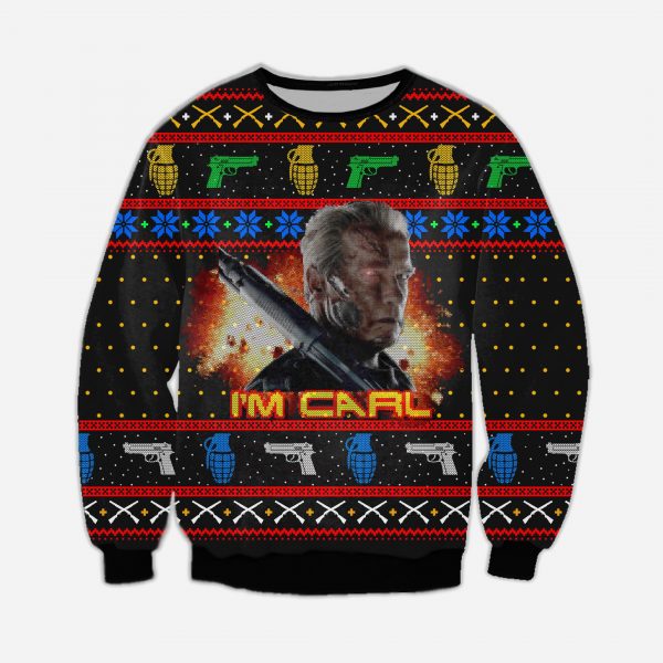 I'M Carl Knitting Pattern 3D Print Ugly Sweatshirt