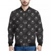Karate Gi Pattern Print Bomber Jacket
