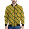 Kente Ethnic Pattern Print Bomber Jacket